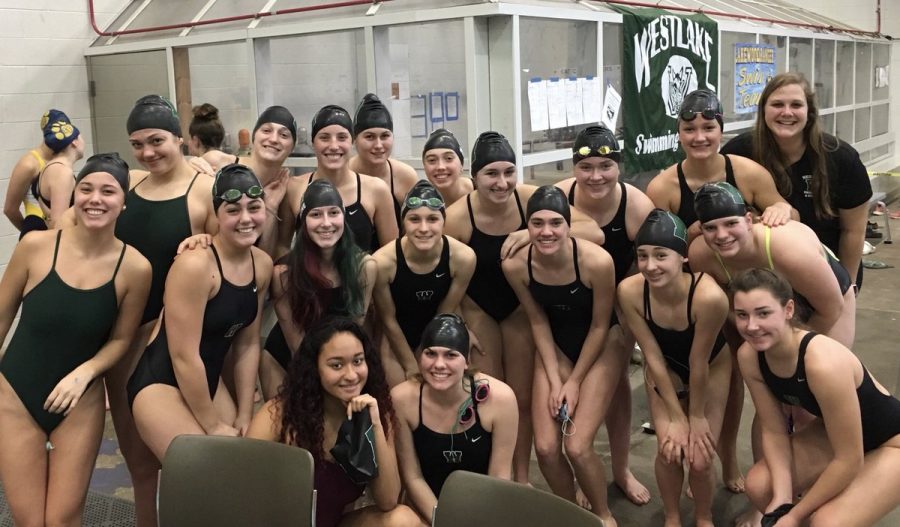 Westlake Swimming Team Advances to Districts